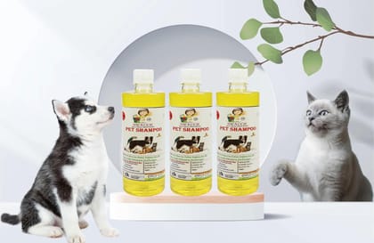 SWACCH PET Shampoo (500ML) (Pack of 3) Lemon