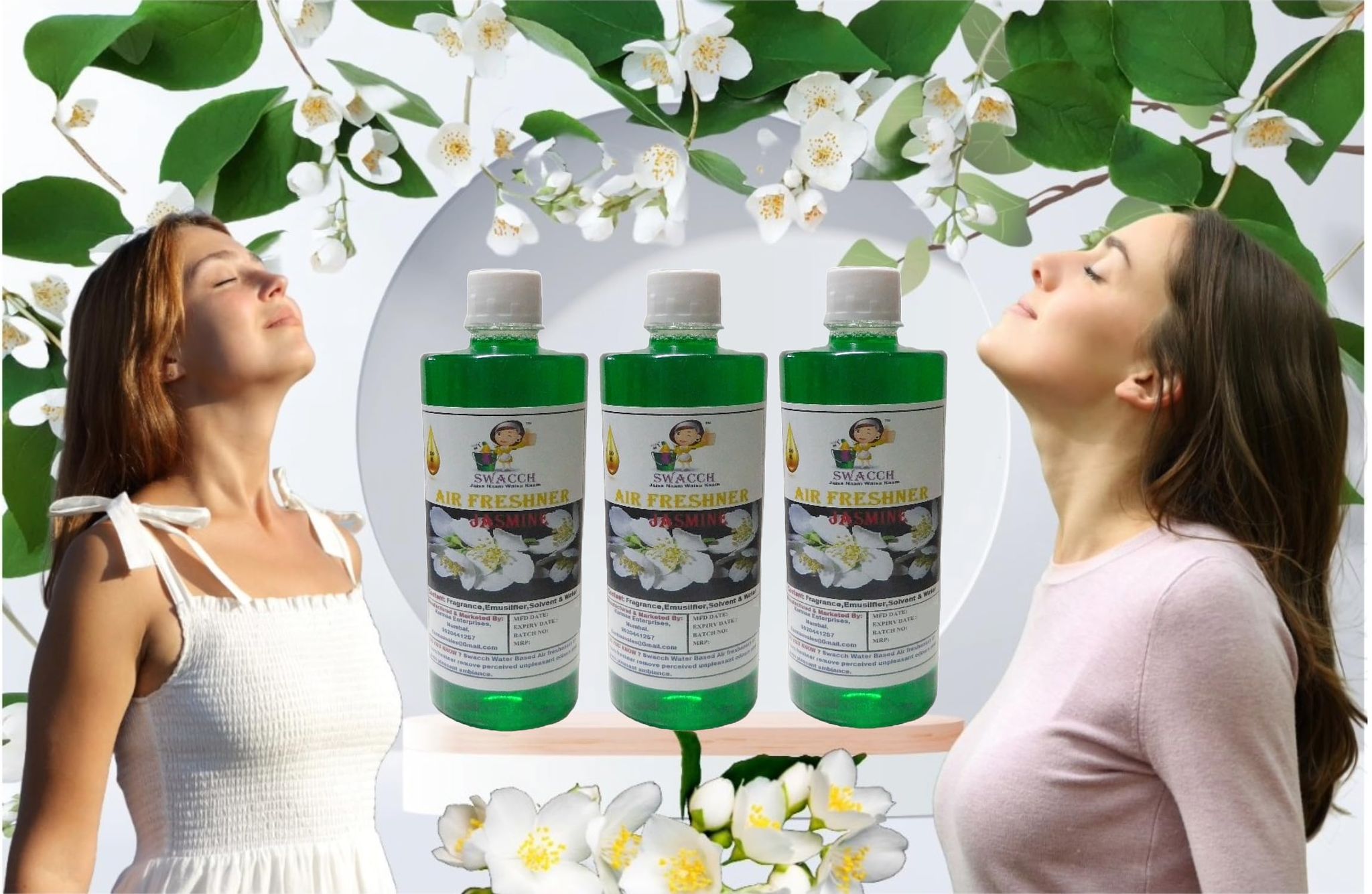 Swacch Air Freshner (500ml) (Pack of 3) Jasmine