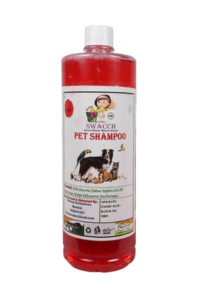 SWACCH PET Shampoo (1 Litre) Strawberry