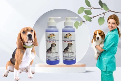 SWACCH Premium Shampoo for Beagle (200ML) (Pack of 2) Lavender