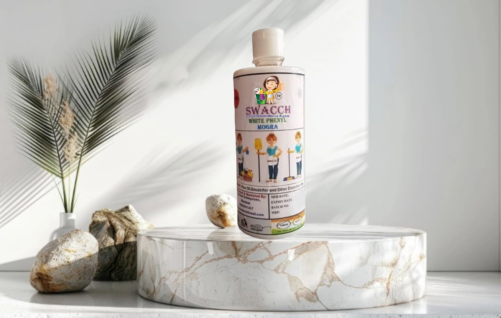 Swacch White Phenyl (500ml) Mogra