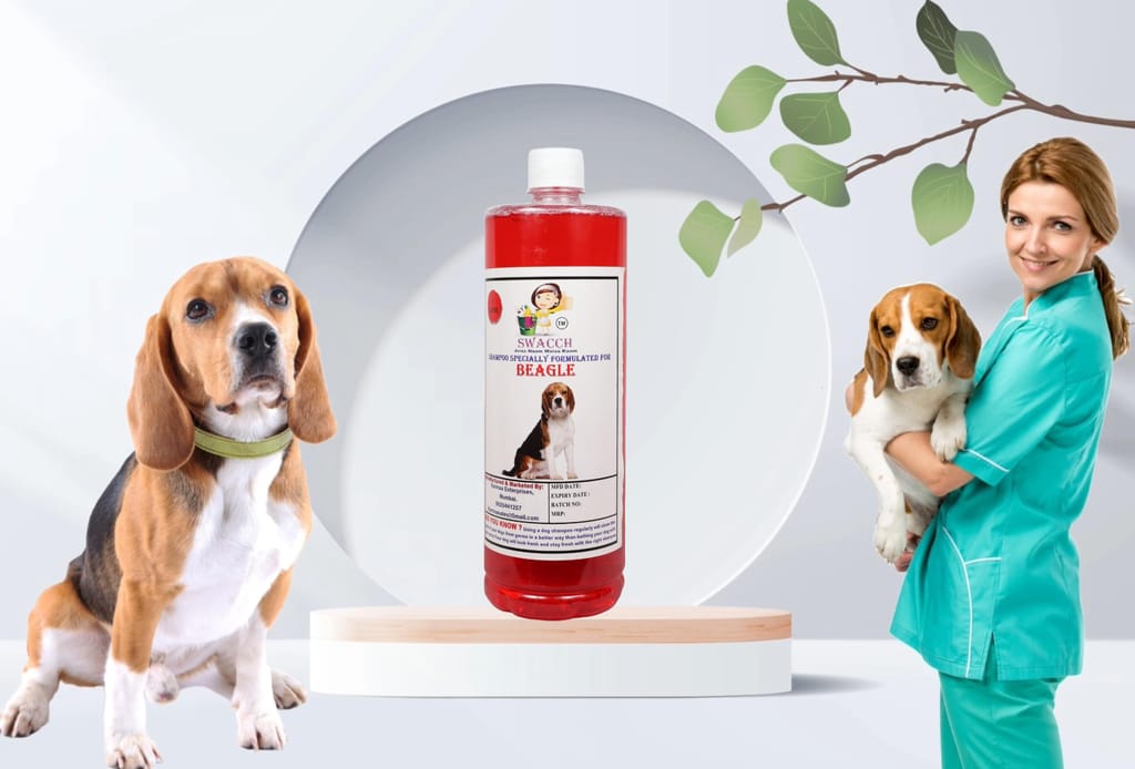 Swacch Shampoo Specially Formulated for Beagle (1 Litre) Strawberry