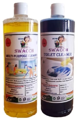 Home Care Combo Multipurpose Cleaner & Toilet Cleaner 1 Litre (Pack of 2)