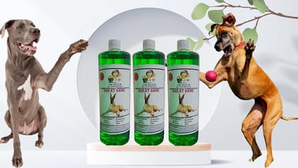 Swacch Shampoo Specially Formulated for Great DANE (1 Litre) (Pack of 3) Neem Alovera