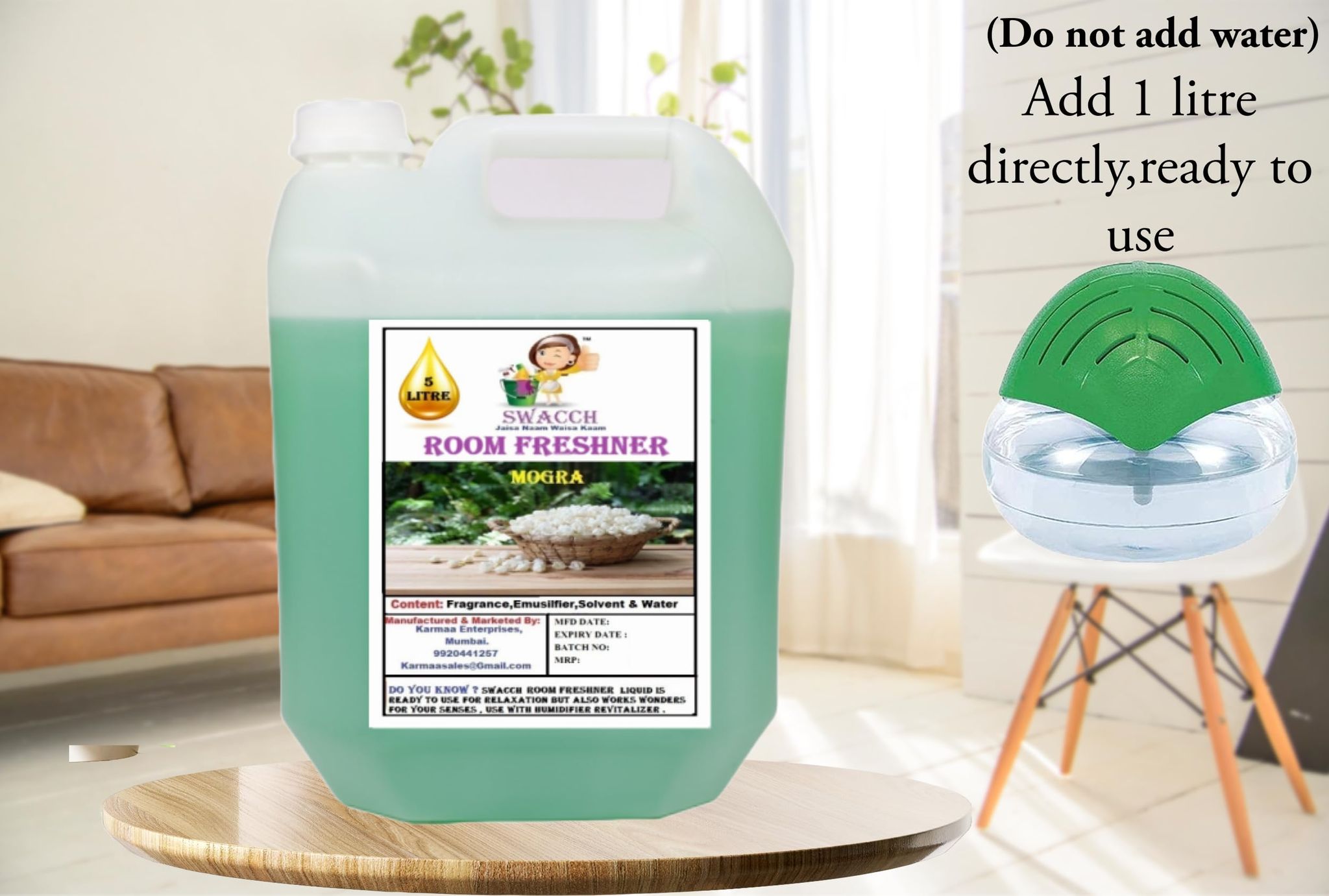 Swacch Room Freshner (5 Litre) Mogra