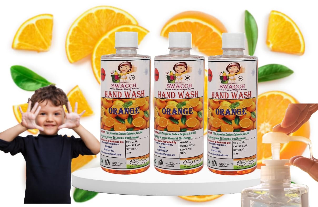 Swacch Hand Wash (500ml) (Pack of 3) Orange