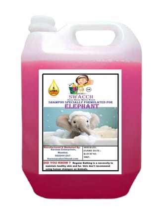 Swacch Shampoo Specially Formulated for Elephant (5 Litre) Rose