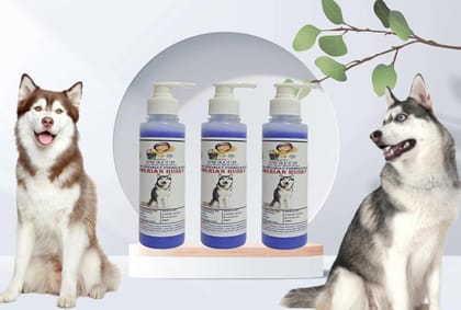 SWACCH Premium Shampoo for Siberian Husky (200ML) (Pack of 3) Lavender