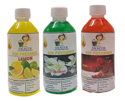 Swacch Air Freshner (200ml) (Combo Pack of 3) Lemon, Jasmine & Rose