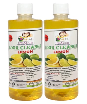 Swacch Floor Cleaner (500ml) (Pack of 2) Lemon