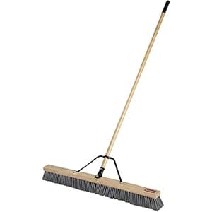 Rubbermaid Commercial Products 24-in Poly Fiber Push to Center Push Broom