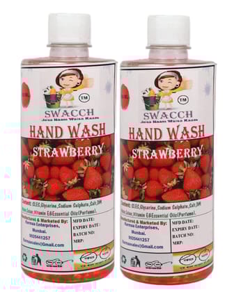 Swacch Hand Wash (500ml) (Pack of 2) Strawberry