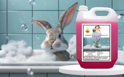 Swacch Shampoo Specially Formulated for Rabbit (5 Litre) Rose