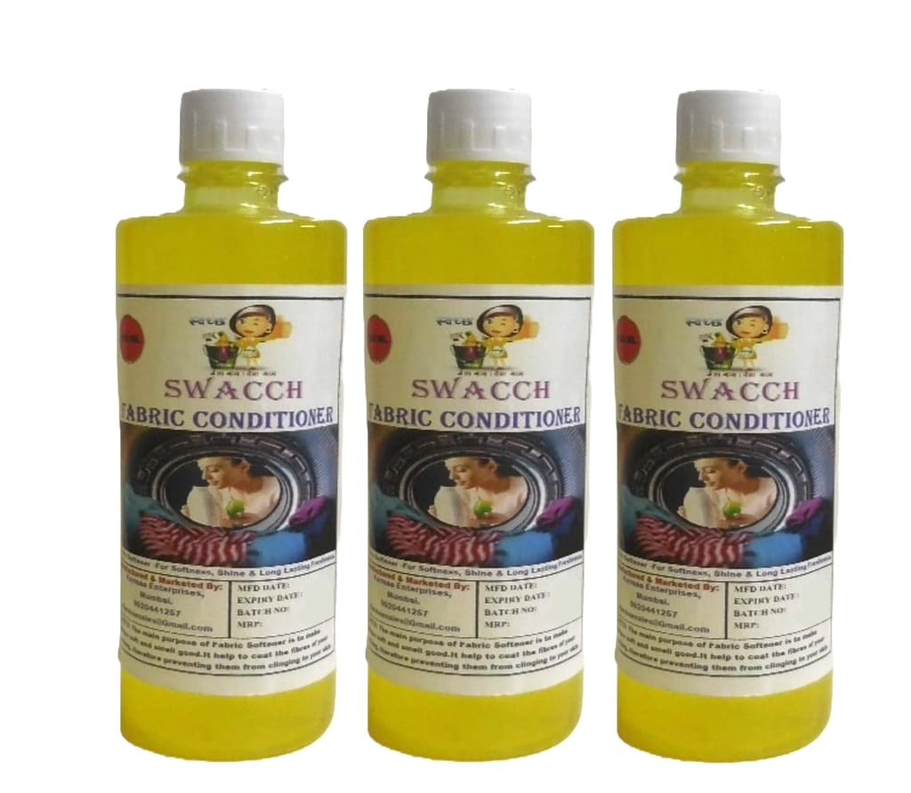 Swacch Fabric Conditioner (500ml) (Pack of 3) Lemon