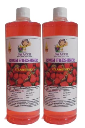 Swacch Room Freshner (1 Litre) (Pack of 2) Strawberry