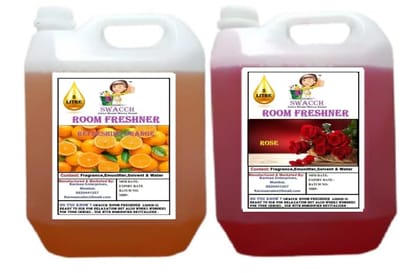 Swacch Room Freshner (5 Litre) (Pack of 2) Orange & Rose
