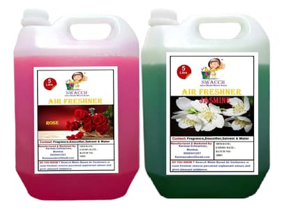 Swacch Air Freshner (5 Litre) (Pack of 2) Rose & Jasmine