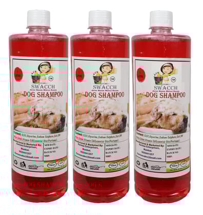 SWACCH Dog Shampoo (1 Litre) (Combo Pack of 3) Strawberry SWACCH Dog Shampoo (1 Litre) (Combo Pack of 3) Strawberry