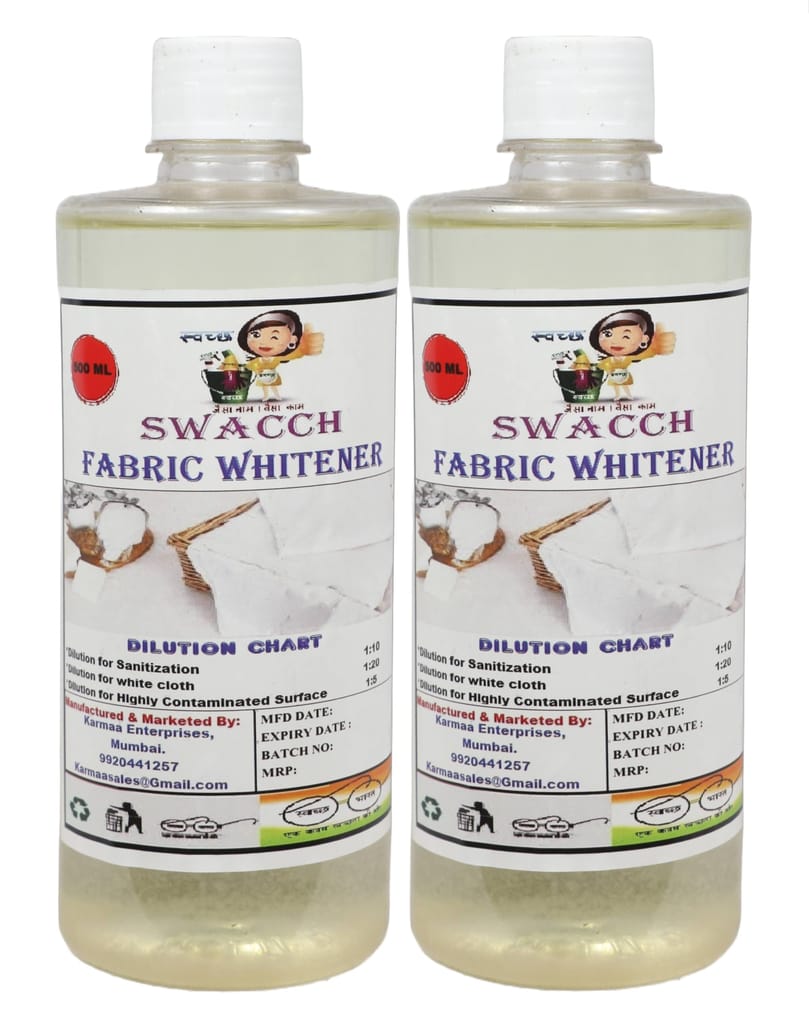 Swacch Fabric Whitener (500ml) (Pack of 2)