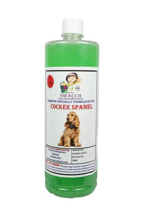 SWACCH Shampoo Specially FORMULATED for Cocker Spaniel (1 Litre) NEEM ALOVERA