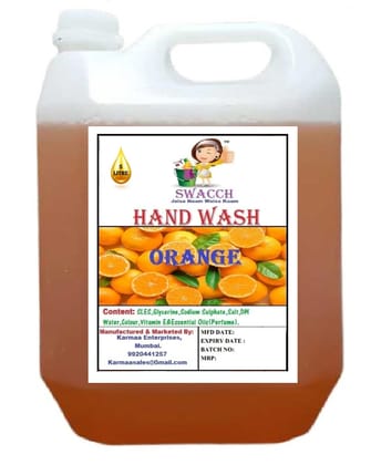 Swacch Hand Wash (5 Litre) Orange