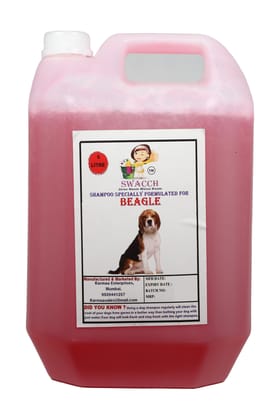 SWACCH Shampoo Specially FORMULATED for Beagle (5 Litre) Jasmine