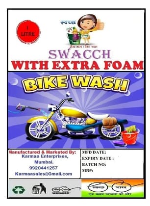 SWACCH BIKE WASH LIQUID 1 LITRE (Pack of 2)