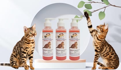 SWACCH Premium Shampoo for Bengal CAT (200ML) (Pack of 3) Strawberry SWACCH Premium Shampoo for Bengal CAT (200ML) (Pack of 3) Strawberry