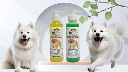 SWACCH Premium Shampoo for Pomeranian (200ML) (Combo Pack of 2) Lemon & NEEM ALOVERA
