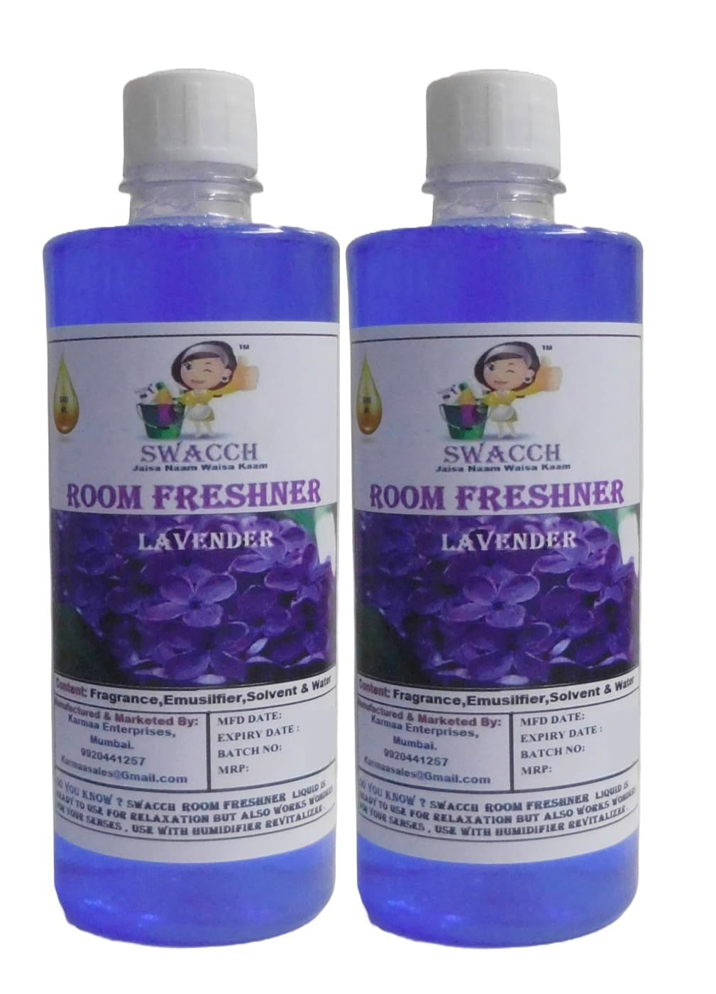 Swacch Room Freshner (500ml) (Pack of 2) Lavender