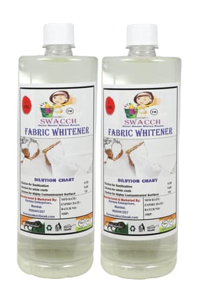 Swacch Fabric Whitener (1 Litre) (Pack of 2)