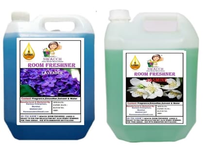 Swacch Room Freshner (5 Litre) (Pack of 2) Lavender & Jasmine