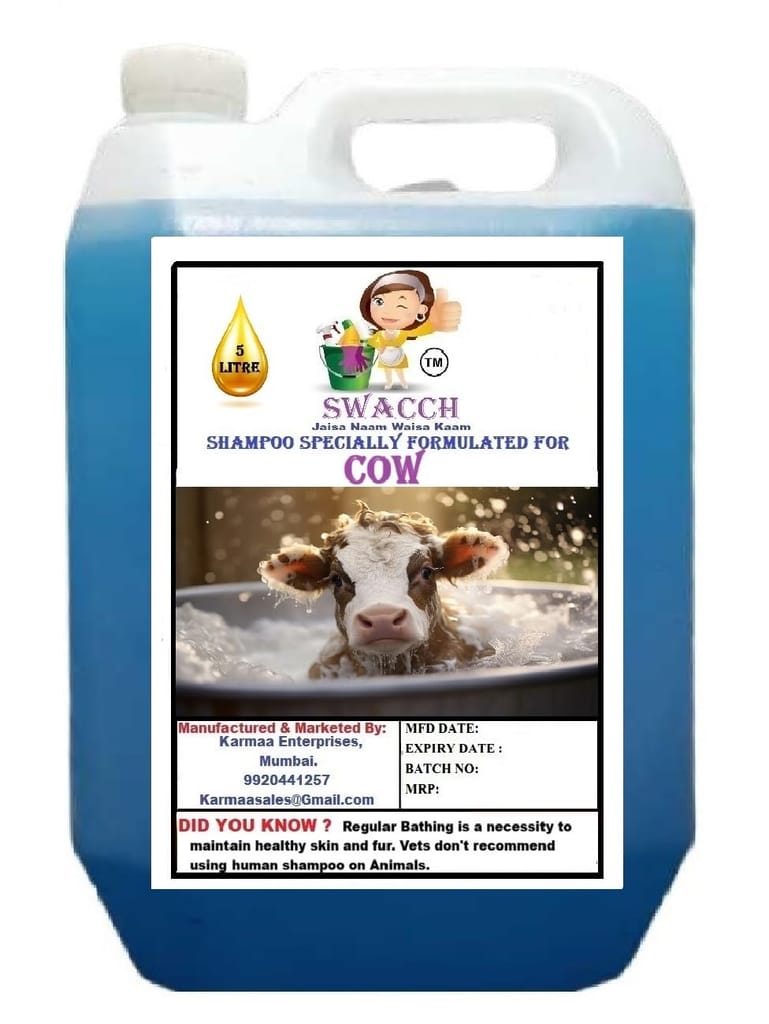 Swacch Shampoo Specially Formulated for Cow (5 Litre) Lavender