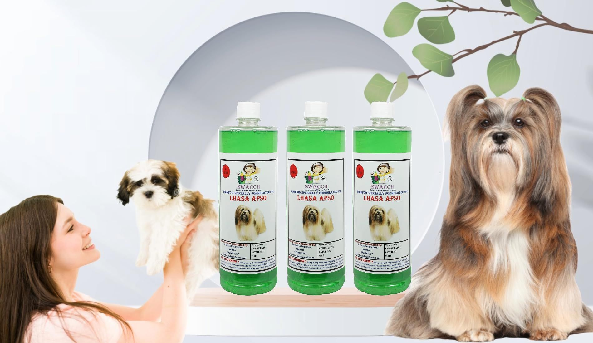 Shampoo Specially Formulated for Neem Alovera (Lhasa APSO 3 Litre)