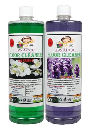 HOME CARE COMBO Floor Cleaner Jasmine & Lavender 1 Litre (Pack of 2)