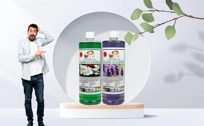 HOME CARE COMBO Floor Cleaner Jasmine & Lavender 1 Litre (Pack of 2)