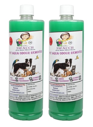 Swacch PET Aqua Odour Remover (1 Litre) (Pack of 2) Jasmine