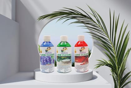 Swacch Floor Cleaner (200ml) (Combo Pack of 3) Lavender, Mogra & Rose
