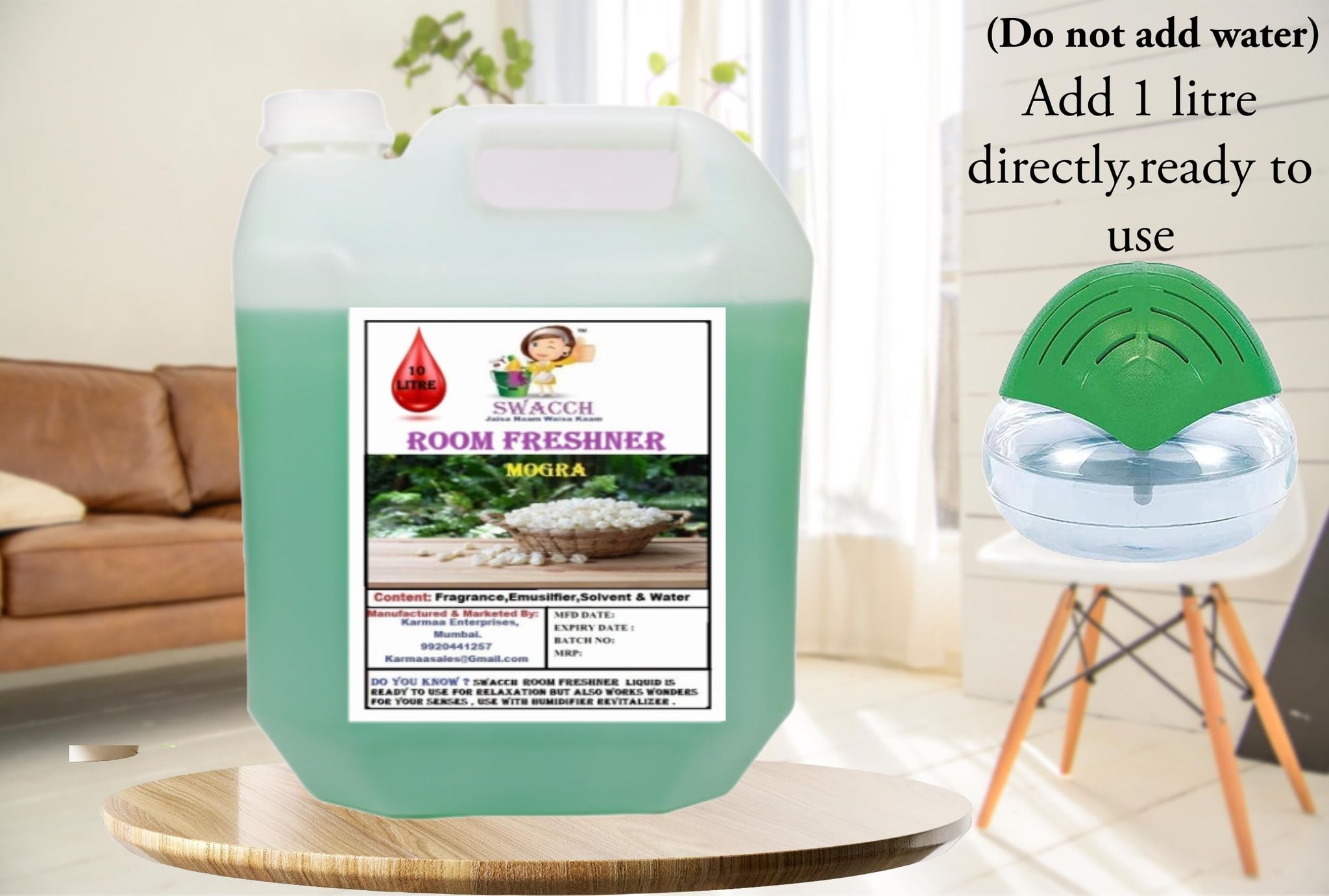 Swacch Room Freshner (10 Litre) Mogra