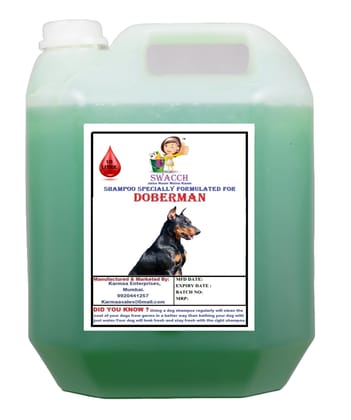 Swacch Shampoo Specially Formulated for Doberman (10 Litre) Neem Alovera Swacch Shampoo Specially Formulated for Doberman (10 Litre) Neem Alovera