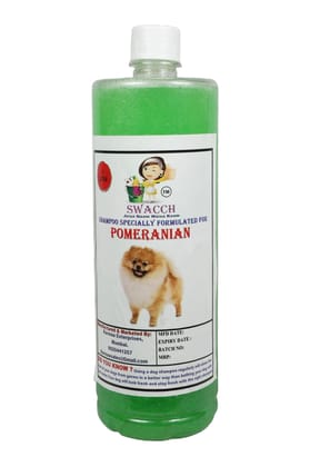 Swacch Shampoo Specially Formulated for Neem Alovera Pomeranian (1 Litre) Neem Alovera