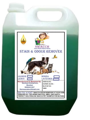 Swacch STAIN & ODOUR REMOVER (5 Litre) Jasmine