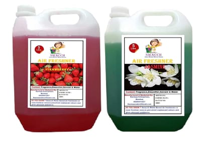 Swacch Air Freshner (5 Litre) (Pack of 2) Strawberry & Jasmine