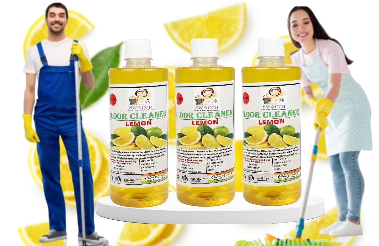 Swacch Floor Cleaner (500ml) (Pack of 3) Lemon