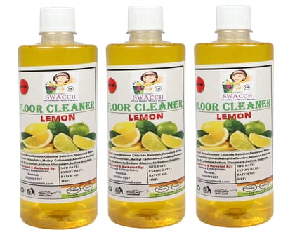 Swacch Floor Cleaner (500ml) (Pack of 3) Lemon