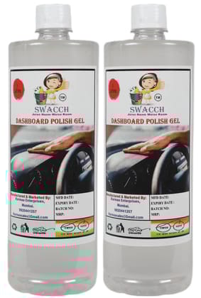 Swacch DASHBOARD POLISH GEL (1 Litre) (Pack of 2) Swacch DASHBOARD POLISH GEL (1 Litre) (Pack of 2)