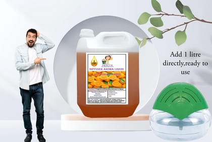 Swacch Diffuser Aroma Liquid (Ready to use) (5 Litre) Orange Swacch Diffuser Aroma Liquid (Ready to use) (5 Litre) Orange
