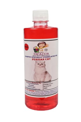 Swacch Shampoo Specially Formulated for Persian CAT (500ml) Strawberry