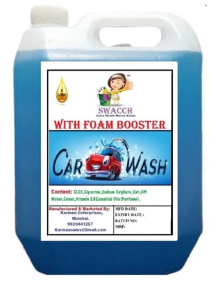 Swacch CAR WASH FOAM BOOSTER (5 Litre) Swacch CAR WASH FOAM BOOSTER (5 Litre)