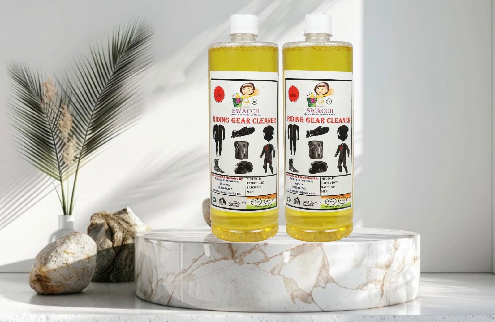 SWACCH RIDING GEAR CLEANER (1 LITRE) (PACK OF 2)